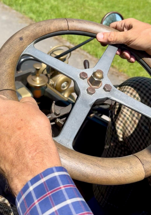 One of the first steering wheels ever made.