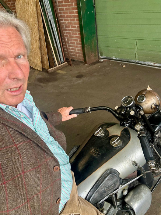 Riding the incredible Brough Superior in Northampton