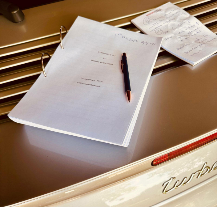 Writing Wheelbase III, First full script.